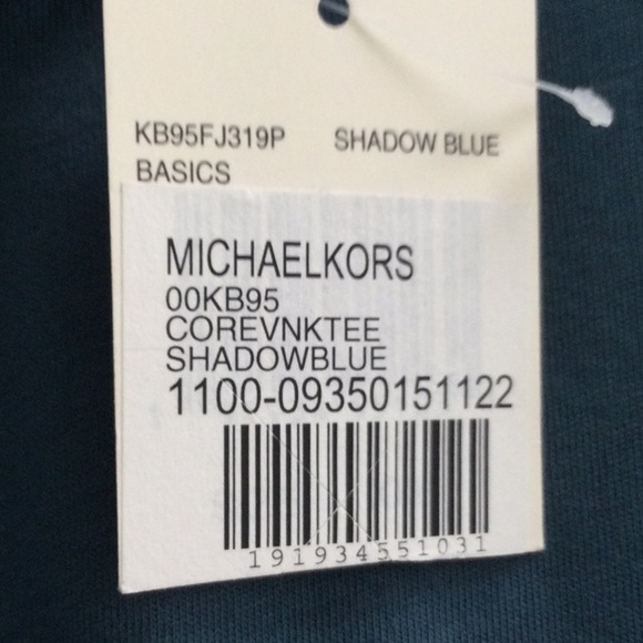 Michael Kors Mens T Shirt size XXL color Shadow Blue short sleeves.  #240 - Picture 8 of 8